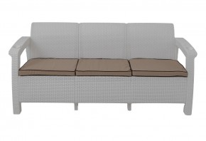 Диван Yalta Premium Sofa 3 Set (Ялта) белый (+подушки под спину) в Ижевске - izhevsk.mebel24.online | фото 2