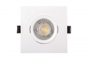 DK3021-WH Встраиваемый светильник, IP 20, 10 Вт, GU5.3, LED, белый, пластик в Ижевске - izhevsk.mebel24.online | фото 1