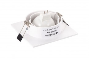 DK3021-WH Встраиваемый светильник, IP 20, 10 Вт, GU5.3, LED, белый, пластик в Ижевске - izhevsk.mebel24.online | фото 3