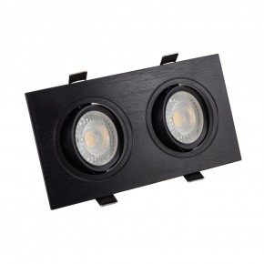 DK3022-BK Встраиваемый светильник, IP 20, 10 Вт, GU5.3, LED, черный, пластик в Ижевске - izhevsk.mebel24.online | фото 1