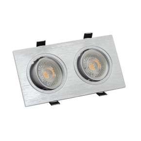 DK3022-CM Встраиваемый светильник, IP 20, 10 Вт, GU5.3, LED, серый, пластик в Ижевске - izhevsk.mebel24.online | фото 1