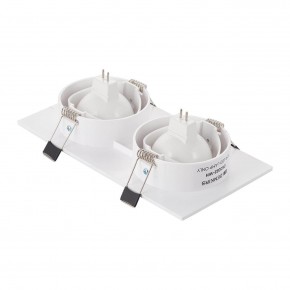 DK3022-WH Встраиваемый светильник, IP 20, 10 Вт, GU5.3, LED, белый, пластик в Ижевске - izhevsk.mebel24.online | фото 3
