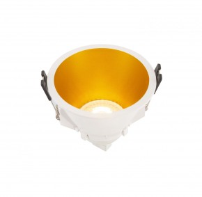DK3026-WG Встраиваемый светильник, IP 20, 10 Вт, GU5.3, LED, белый/золотой, пластик в Ижевске - izhevsk.mebel24.online | фото 3