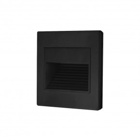 DK3050-BK Светильник встраиваемый в стену, IP 20, LED 3000, 1 Вт, черный пластик в Ижевске - izhevsk.mebel24.online | фото