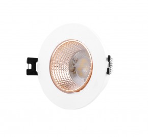 DK3061-WBR Встраиваемый светильник, IP 20, 10 Вт, GU5.3, LED, белый/бронзовый, пластик в Ижевске - izhevsk.mebel24.online | фото 1