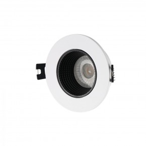DK3061-WH+BK Встраиваемый светильник, IP 20, 10 Вт, GU5.3, LED, белый/черный, пластик в Ижевске - izhevsk.mebel24.online | фото 1