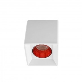 DK3080-WH+RD Светильник накладной IP 20, 10 Вт, GU5.3, LED, белый/красный, пластик в Ижевске - izhevsk.mebel24.online | фото 1