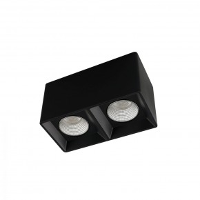 DK3085-BK+CH Светильник накладной IP 20, 10 Вт, GU5.3, LED, черный/хром, пластик в Ижевске - izhevsk.mebel24.online | фото 1