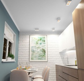 DK3085-WH+BR Светильник накладной IP 20, 10 Вт, GU5.3, LED, белый/бронзовый, пластик в Ижевске - izhevsk.mebel24.online | фото 2