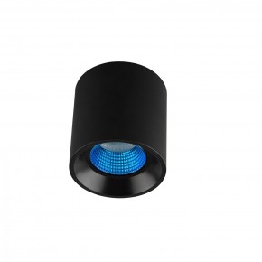 DK3090-BK+CY Светильник накладной IP 20, 10 Вт, GU5.3, LED, черный/голубой, пластик в Ижевске - izhevsk.mebel24.online | фото