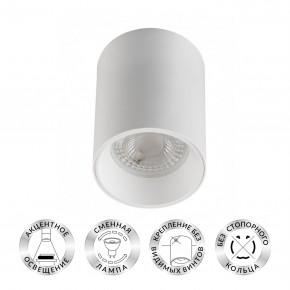 DK3110-WH Светильник накладной IP 20, 10 Вт, GU5.3, LED, белый, пластик в Ижевске - izhevsk.mebel24.online | фото 1