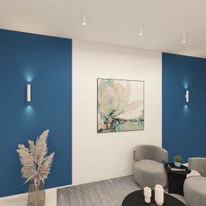 DK5022-WH Настенный светильник, IP20, до 15 Вт, LED, 2xGU10, белый, алюминий в Ижевске - izhevsk.mebel24.online | фото 4