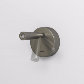 DK5072-DN Бра SHINE WALL со светодиодом, D104*H68, IP20, 3000К, 3W, RA?90, темный никель, алюминий в Ижевске - izhevsk.mebel24.online | фото 3