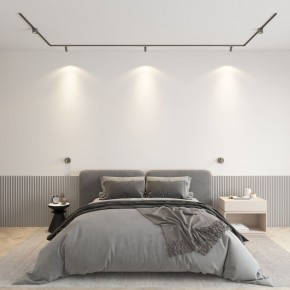 DK5072-DN Бра SHINE WALL со светодиодом, D104*H68, IP20, 3000К, 3W, RA?90, темный никель, алюминий в Ижевске - izhevsk.mebel24.online | фото 4