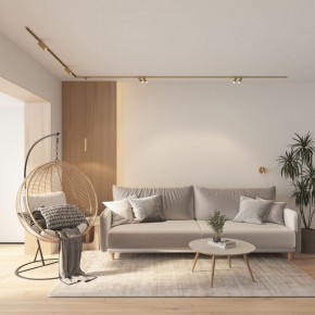 DK5072-SB Бра SHINE WALL со светодиодом, D104*H68, IP20, 3000К, 3W, RA?90, сатинированная латунь, алюминий в Ижевске - izhevsk.mebel24.online | фото 8