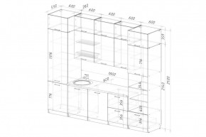 ДЮНА Кухонный гарнитур Экстра 2 (3000 мм) в Ижевске - izhevsk.mebel24.online | фото 3