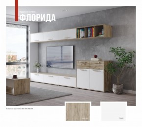 ФЛОРИДА Гостиная (модульная) дуб серый/белый в Ижевске - izhevsk.mebel24.online | фото