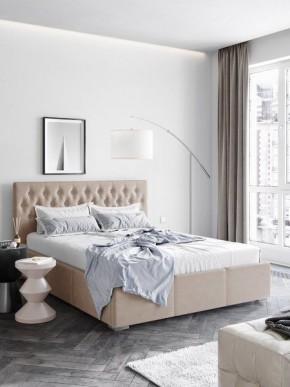 Интерьерная Кровать Октавия Бежевый 1400x2000 в Ижевске - izhevsk.mebel24.online | фото