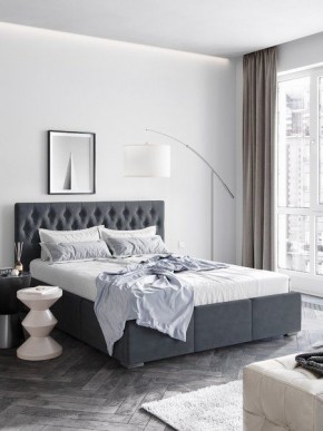 Интерьерная Кровать Октавия Серый 1400x2000 в Ижевске - izhevsk.mebel24.online | фото