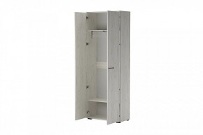 ИТАЛИЯ ШК-800 Шкаф 2дв (дуб крафт белый) в Ижевске - izhevsk.mebel24.online | фото 2