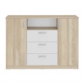 Комод 1400 Салоу (Дуб сонома/перламутр) в Ижевске - izhevsk.mebel24.online | фото 3