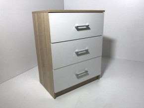 Комод 3 ящика (дуб сонома/белый) в Ижевске - izhevsk.mebel24.online | фото