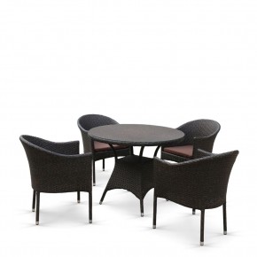 Комплект мебели из иск. ротанга T197ANS/Y350A-W53 Brown (4+1) в Ижевске - izhevsk.mebel24.online | фото