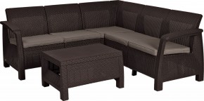 Комплект мебели угловой Корфу Релакс Сет (CORFU II RELAX SET) коричневый в Ижевске - izhevsk.mebel24.online | фото 2