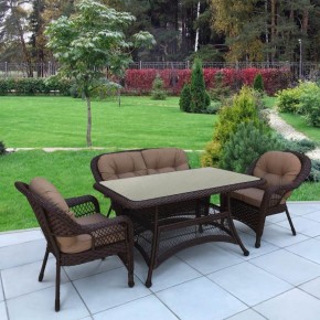 Комплект плетеной мебели T130/LV-520BB-Brown_Beige в Ижевске - izhevsk.mebel24.online | фото 2
