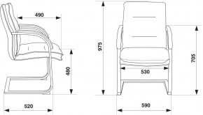 Кресло Бюрократ T-9927SL-LOW-V/BLACK в Ижевске - izhevsk.mebel24.online | фото 4