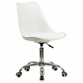 Кресло стул BRABIX "Eames MG-310 CH", хром, пластик белый, экокожа белая, 532923 в Ижевске - izhevsk.mebel24.online | фото 2