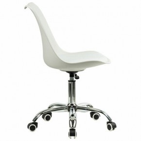 Кресло стул BRABIX "Eames MG-310 CH", хром, пластик белый, экокожа белая, 532923 в Ижевске - izhevsk.mebel24.online | фото 3