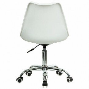 Кресло стул BRABIX "Eames MG-310 CH", хром, пластик белый, ткань серая, 532924 в Ижевске - izhevsk.mebel24.online | фото 4