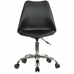 Кресло стул BRABIX "Eames MG-310 CH", хром, пластик черный, экокожа черная, 532925 в Ижевске - izhevsk.mebel24.online | фото 1