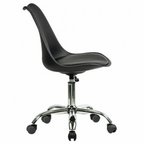 Кресло стул BRABIX "Eames MG-310 CH", хром, пластик черный, экокожа черная, 532925 в Ижевске - izhevsk.mebel24.online | фото 3