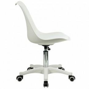 Кресло стул BRABIX "Eames MG-310 PL", пластик белый, экокожа белая, 532926 в Ижевске - izhevsk.mebel24.online | фото 3