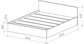 НИЦЦА-14 Кровать 1600 с настилом ЛДСП (НЦ.14) в Ижевске - izhevsk.mebel24.online | фото 3