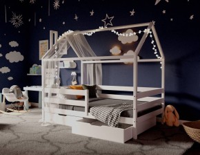 Кровать-домик 80*190 Белый в Ижевске - izhevsk.mebel24.online | фото