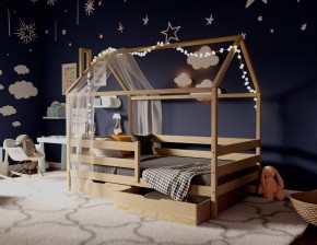 Кровать-домик 80*190 без покраски в Ижевске - izhevsk.mebel24.online | фото