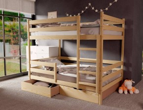 Кровать двухъярусная без крыши 80*190 без покраски в Ижевске - izhevsk.mebel24.online | фото