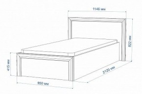 Кровать односпальная Нобиле Кр-90 в Ижевске - izhevsk.mebel24.online | фото 2