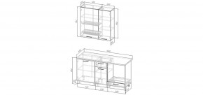 Кухонный гарнитур Антик 1600 h950 (Стол. 38мм) в Ижевске - izhevsk.mebel24.online | фото 2