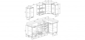 Кухонный гарнитур Антик 2200*1000 (Стол. 38мм) в Ижевске - izhevsk.mebel24.online | фото 2