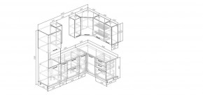 Кухонный гарнитур Антик 2400*1600 (Стол. 38мм) в Ижевске - izhevsk.mebel24.online | фото 2