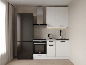 Кухонный гарнитур Белый Глянец 1600 h950 (Стол. 26мм) в Ижевске - izhevsk.mebel24.online | фото 1