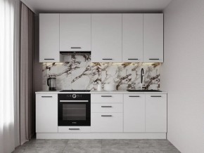 Кухонный гарнитур Белый Глянец 2400 h950 (Стол. 38мм) в Ижевске - izhevsk.mebel24.online | фото 1