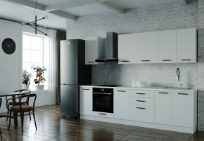 Кухонный гарнитур Белый Глянец 2800 (Стол. 38мм) в Ижевске - izhevsk.mebel24.online | фото