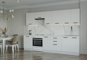 Кухонный гарнитур Белый Глянец 3000 (Стол. 26мм) в Ижевске - izhevsk.mebel24.online | фото