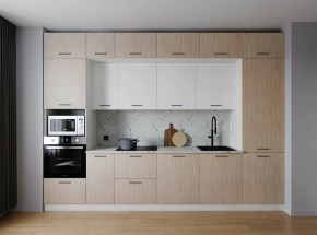 Кухонный гарнитур Демо 3400 (Стол. 38мм) в Ижевске - izhevsk.mebel24.online | фото 1