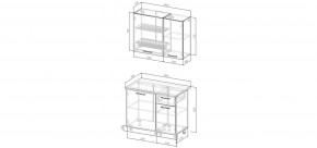 Кухонный гарнитур Каппучино 1000 (Стол. 26мм) в Ижевске - izhevsk.mebel24.online | фото 3